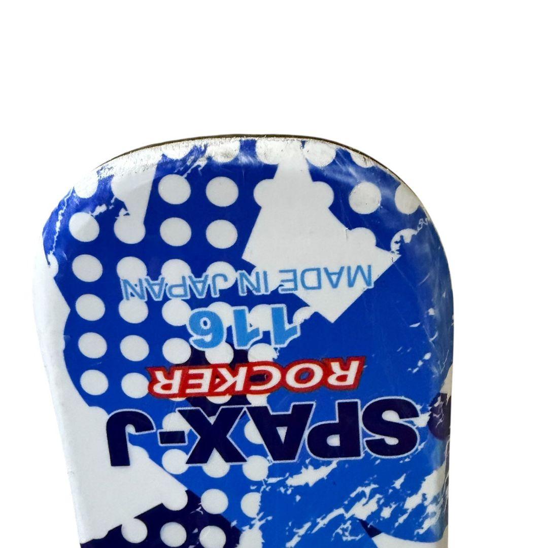 【KAZAMA】SPAX J スキー116cm　　ジュニア　ブルー