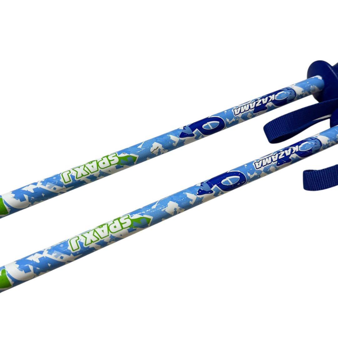 【KAZAMA】SPAX J スキー116cm　　ジュニア　ブルー
