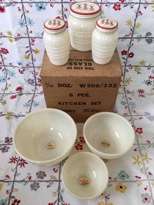 希少！ ファイヤーキング アイボリー キッチンセット 6点セット