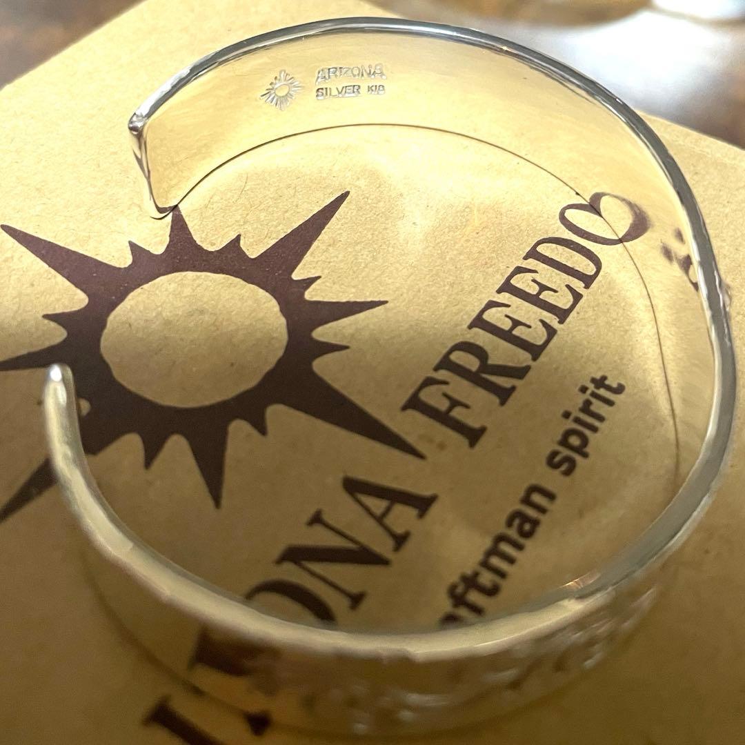 B-46 極美品　アリゾナフリーダム バングル　12mm k18 太陽神　金