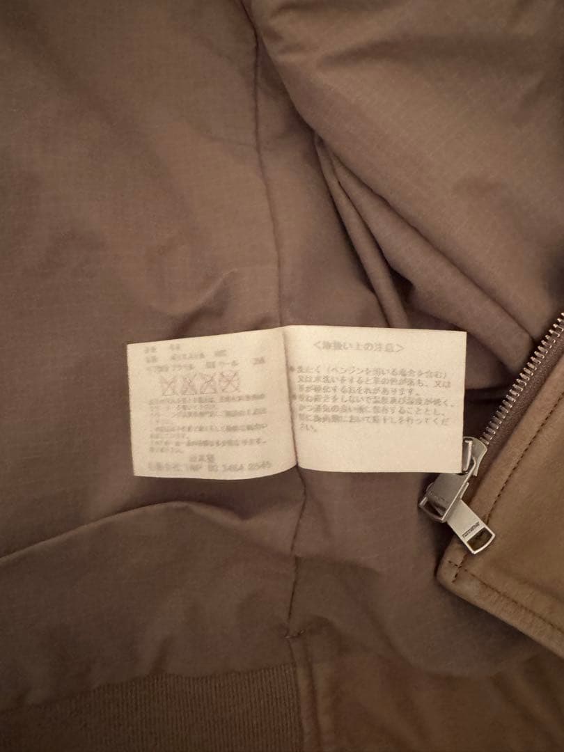 ノンネイティブ ライダースジャケットbiker cow blouson 1