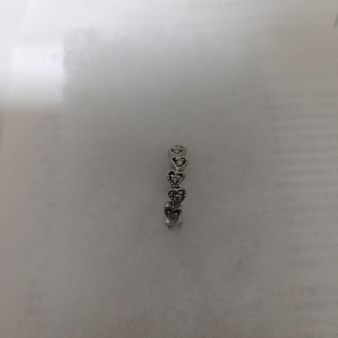 シルバー ハート型リング7号