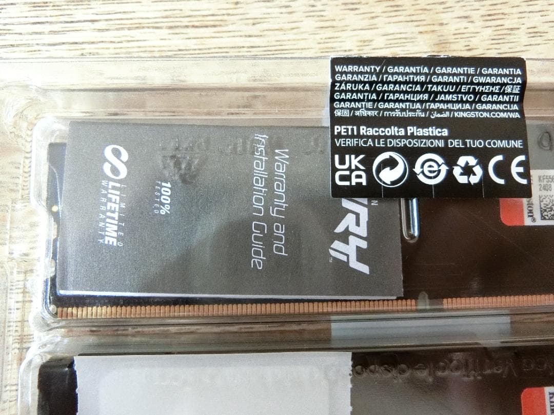 未開封新品：KINGSTON FURY DDR5 5600 32GB