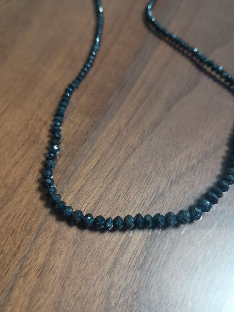 ブラックダイヤモンド ネックレス 2本まとめ売り