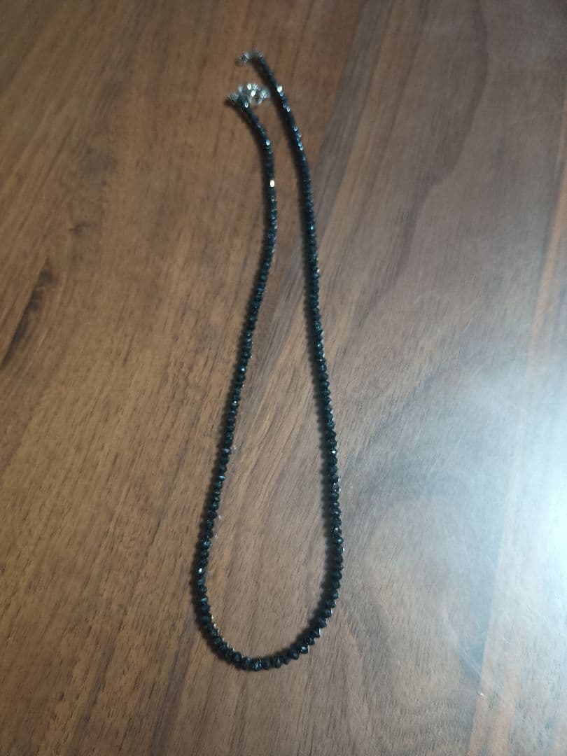 ブラックダイヤモンド ネックレス 2本まとめ売り