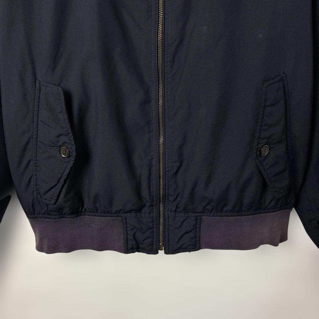 ポロラルフローレン　スイングトップ　ネイビー紺色　刺繍ロゴ　ナイロン　スウィング