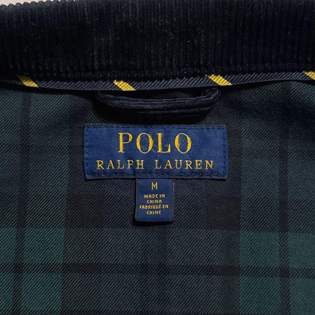 ポロラルフローレン ハリントンジャケット コーデュロイ Mサイズ ネイビー