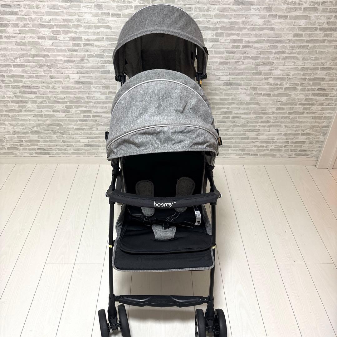 besrey ベスレイ 二人乗りベビーカー 縦型 双子 兄弟