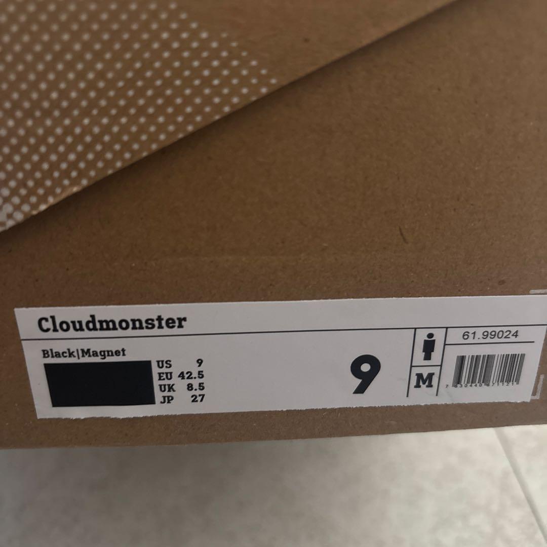 On オン Cloudmonster クラウドモンスターメンズ スニーカー