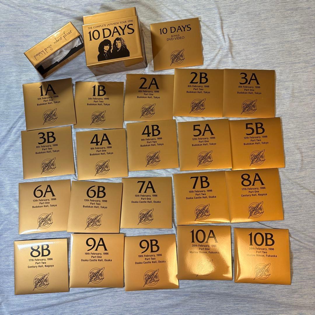 ぺイジー&プラント　1996年日本ツアーDVD・CD【新品未使用】