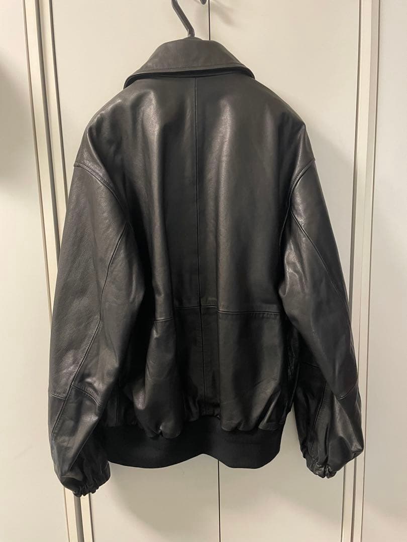 ジャケット・アウター ssstein Leather Zip Short Jacket BLACK S