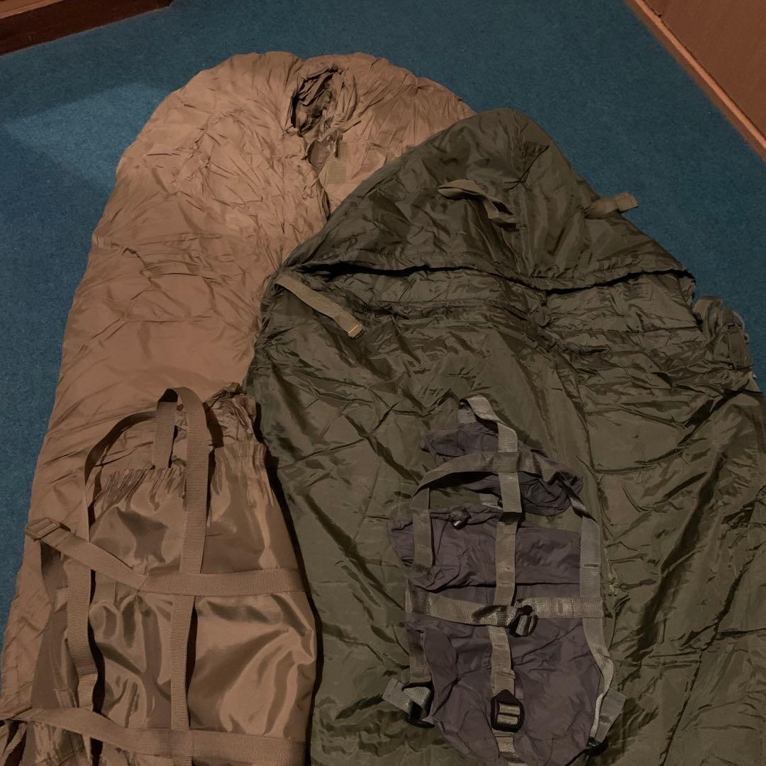 希少 デッドストック イギリス軍3シーズン寝袋