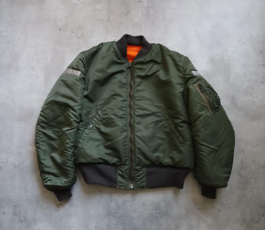 【Lサイズ】バズリクソンズ MA-1 Dタイプ リフレクター フライトジャケット