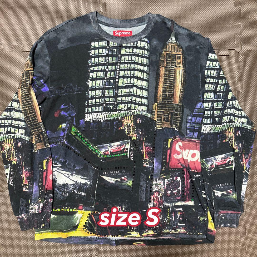 トップス Supreme Skyline Sequin L/S Top Night