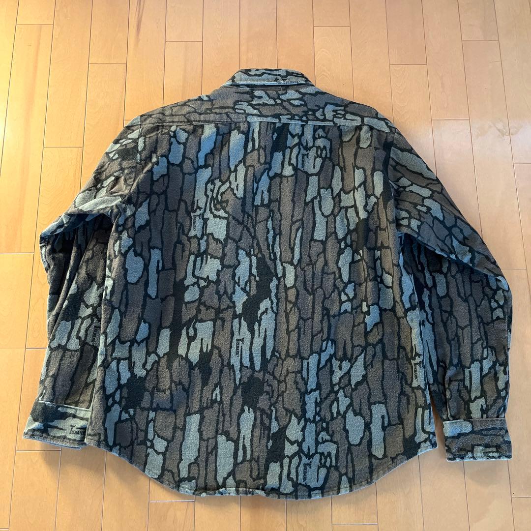 ハ*人様 アメリカ製 ファイブブラザー ネルシャツ　TREBARK サイズL 迷