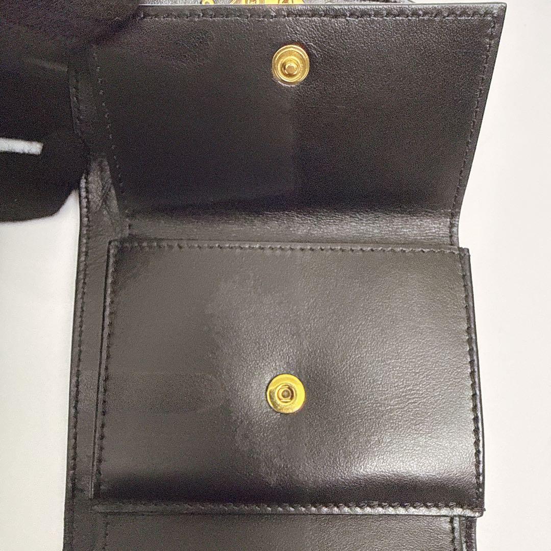 セリーヌ スモール フラップウォレット トリオンフ カーフスキン 三つ折り財布