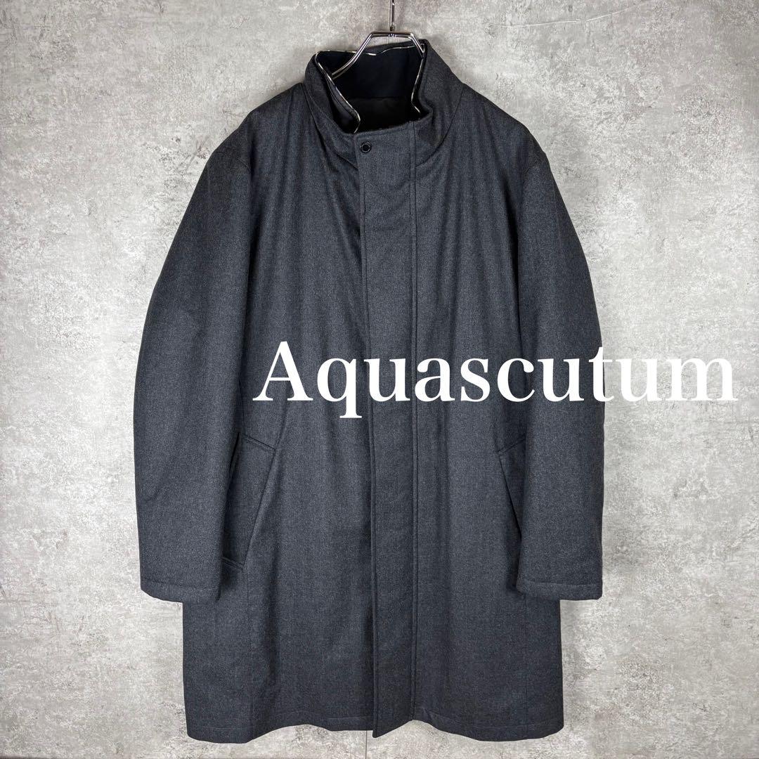 美品　アクアスキュータム　バルマカーン　コート　ダウンライナー 42 22年製
