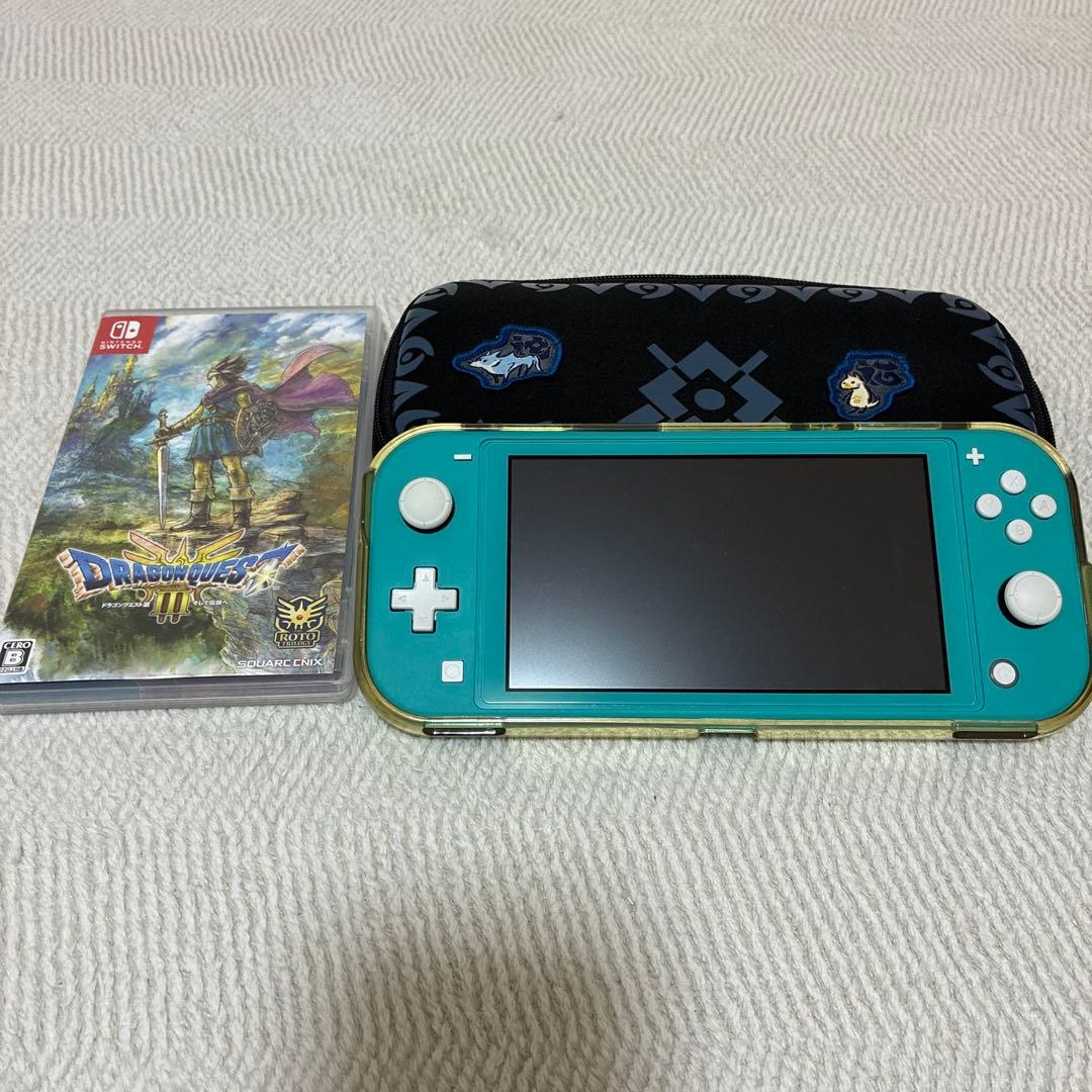 Nintendo Switch Lite ターコイズ + ドラゴンクエストⅢ