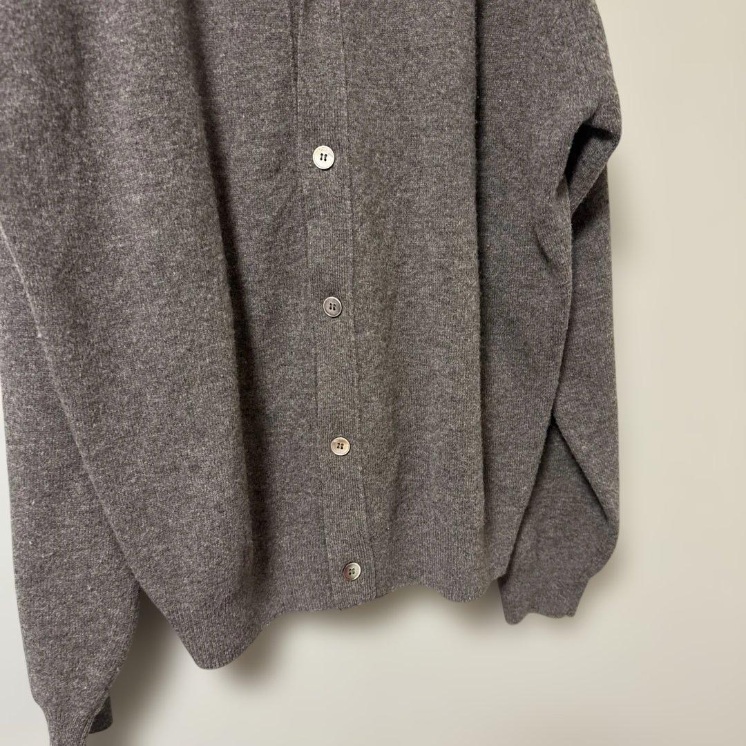 DANTON ダントン　ラムウール　Vネックニットカーディガン　男女兼用