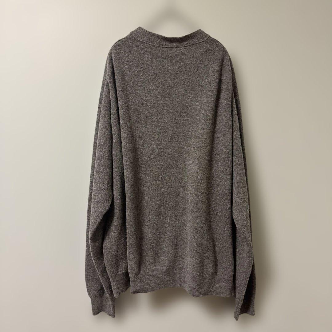 DANTON ダントン　ラムウール　Vネックニットカーディガン　男女兼用