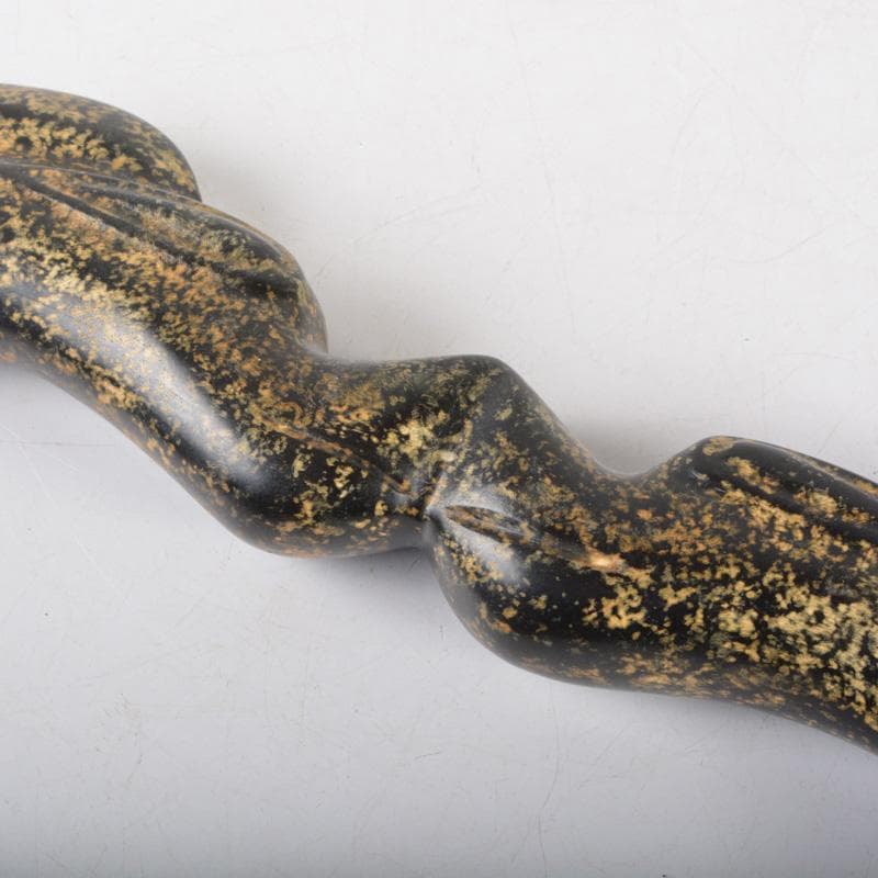 中国　玉石彫刻　神獣刻　玉器　玉壁　V　5141