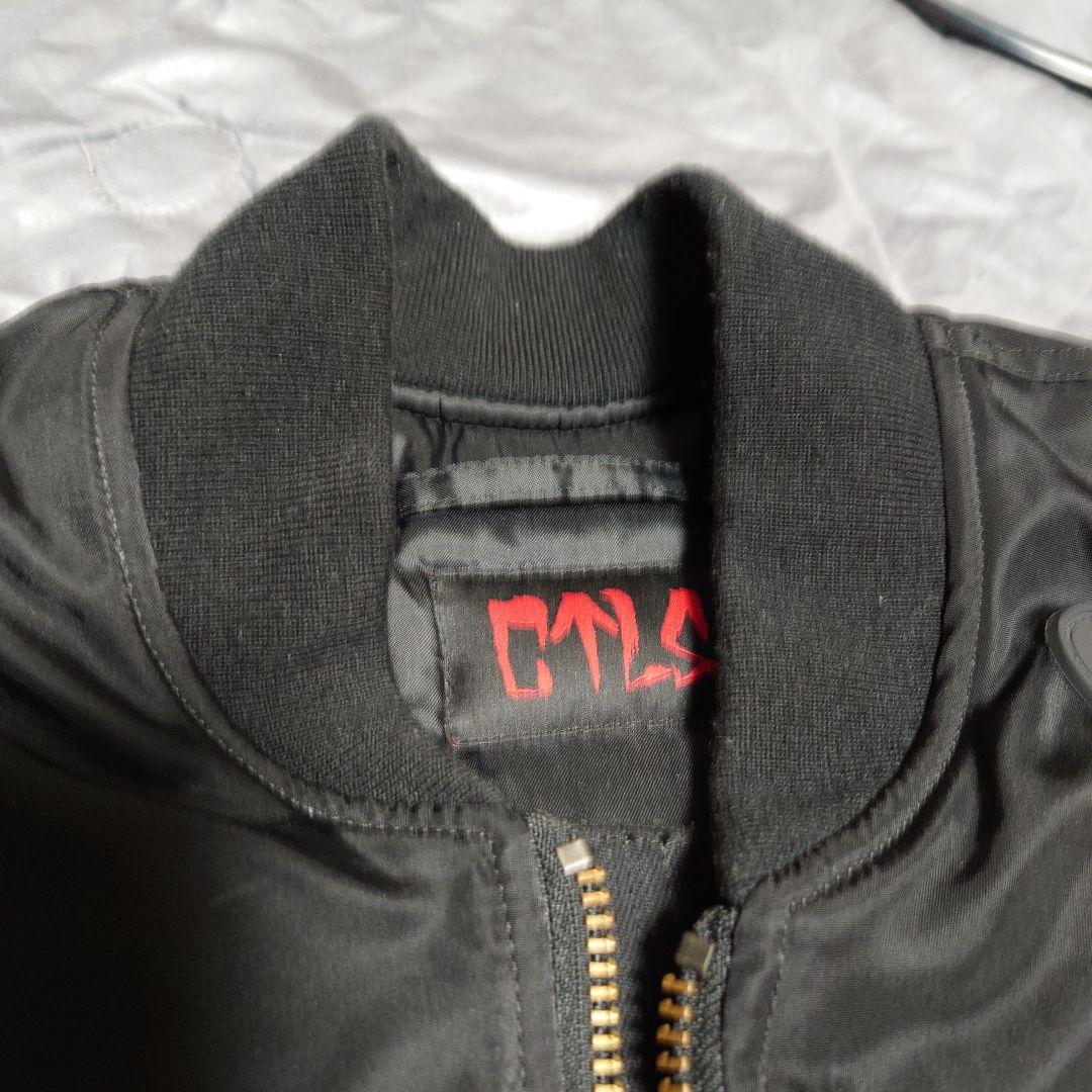 CVTVLIST CTLS ブラック BIGLOGO MA-1ジャケット