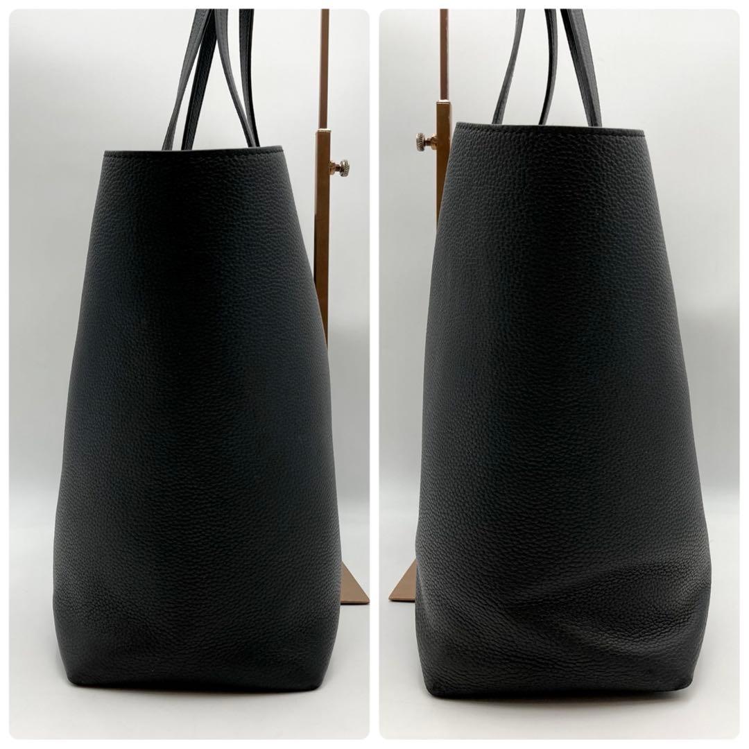 Ken✨ TORY BURCH マックグロー トートバッグ レザー 黒