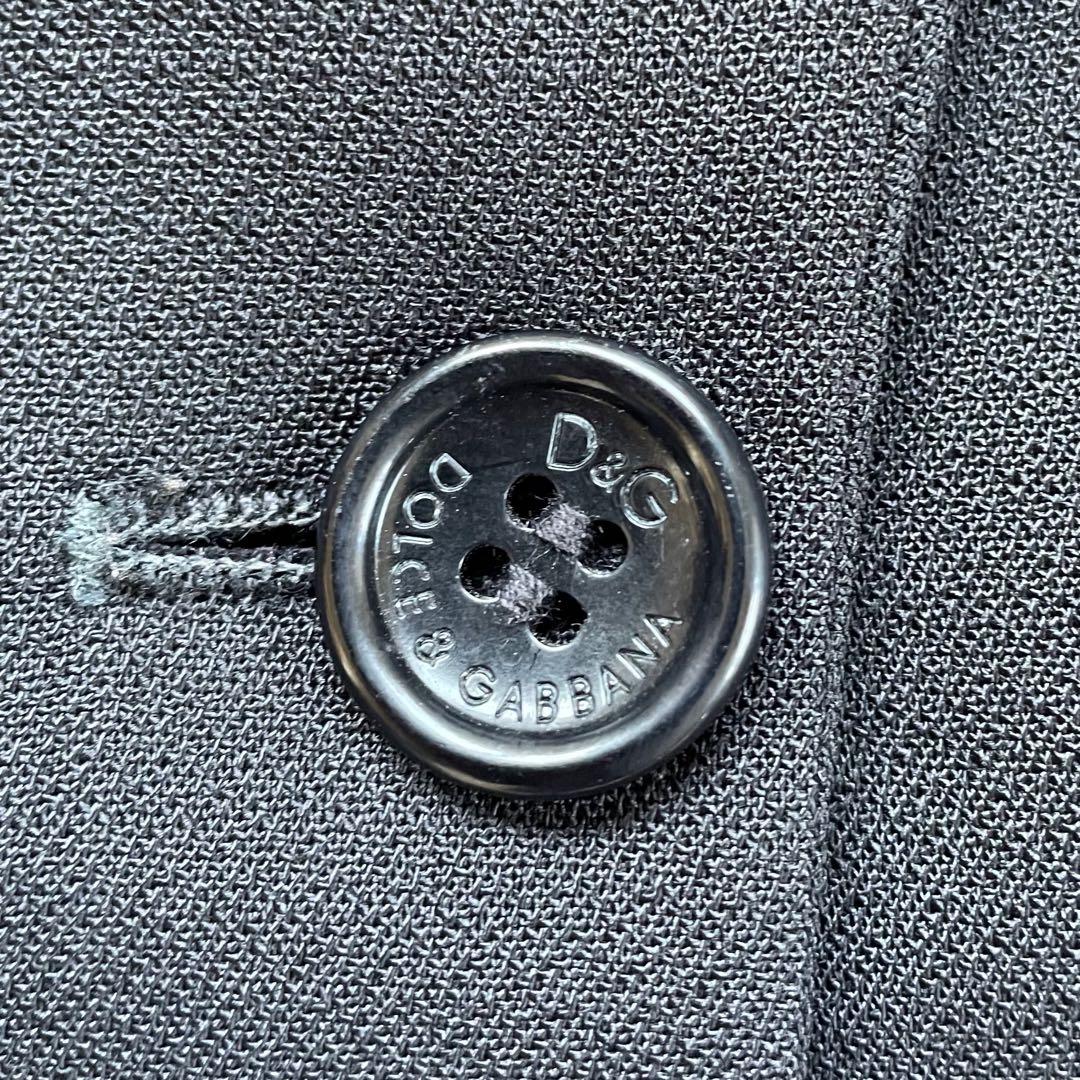 D&G DOLCE & GABBANA ブラックさシングル1Bパンツスーツ