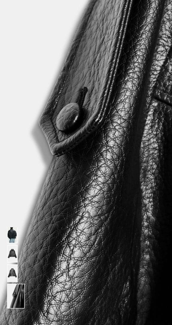 クリスマスセール！新品タグ付き ZARAブラックレザージャケット M 完売品