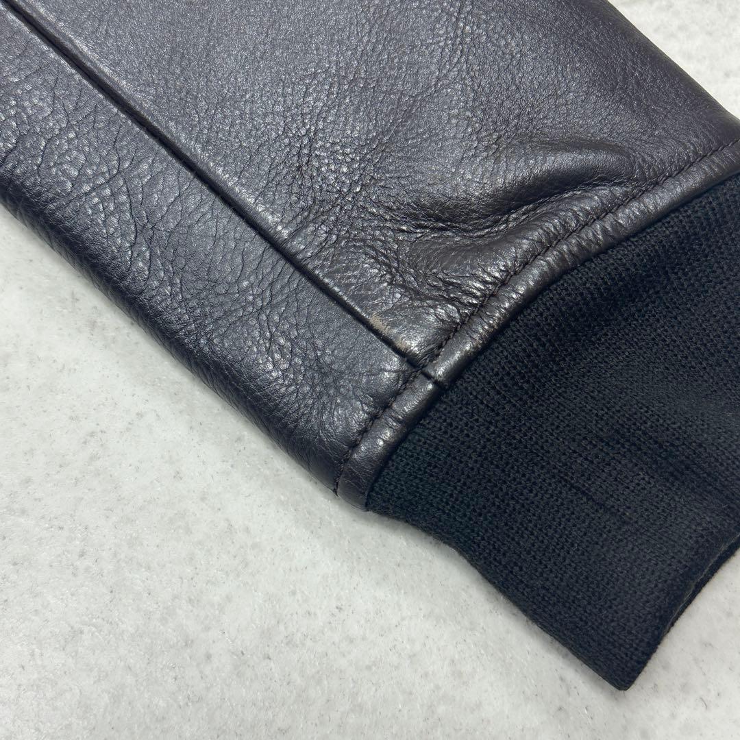 3L【Liugoo Leathers】A2 G1 牛革 フライト ジャケット