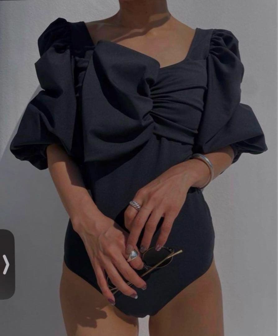 【新品】DIMENSIONAL RIBBON SWIM WEAR