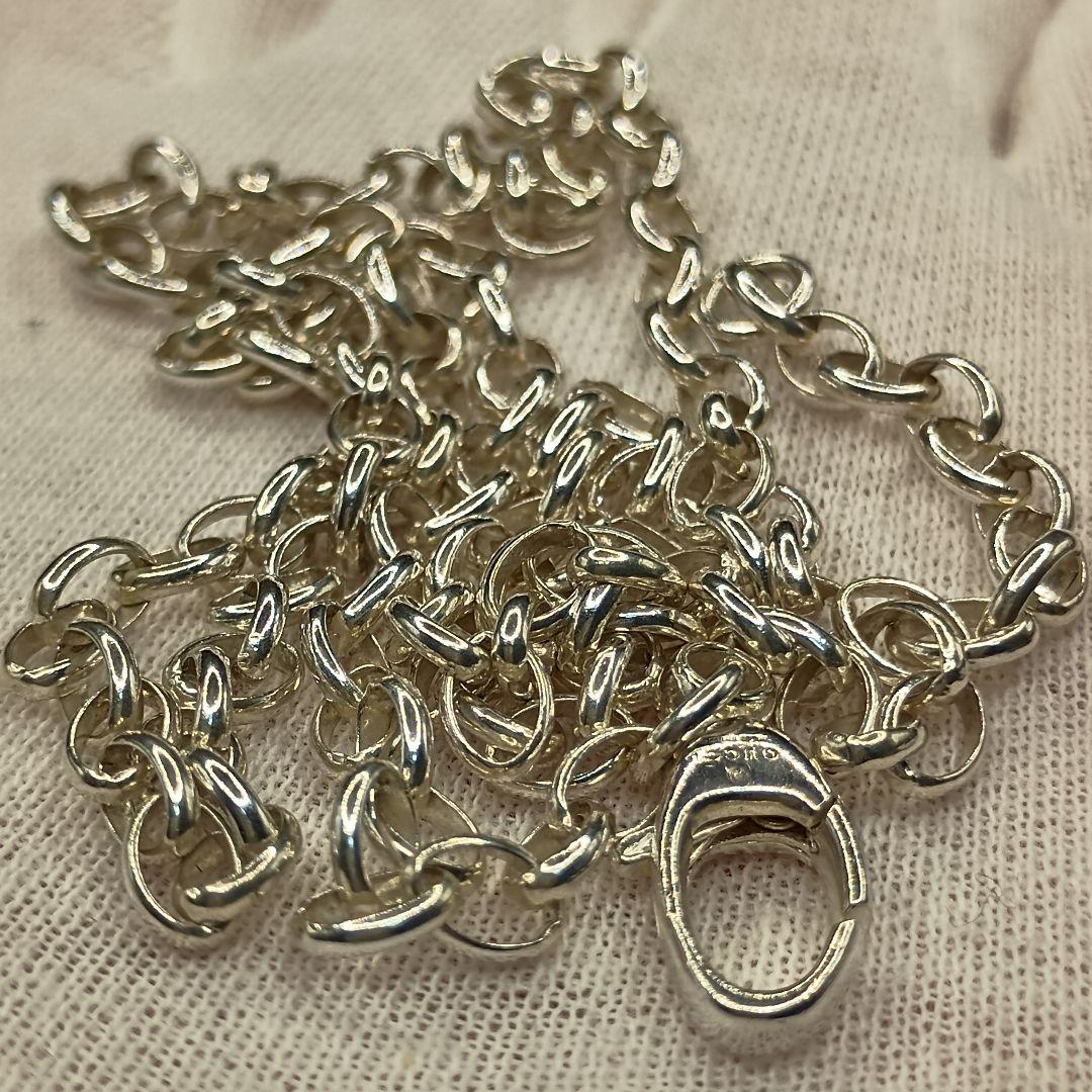 GUCCI 中太あずきチェーン 4mm幅 56cm SILVER925 男女兼用