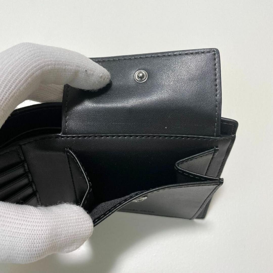 マイケルコース 折り財布 ウォレット 二つ折り ブラック レザー ラスト1個