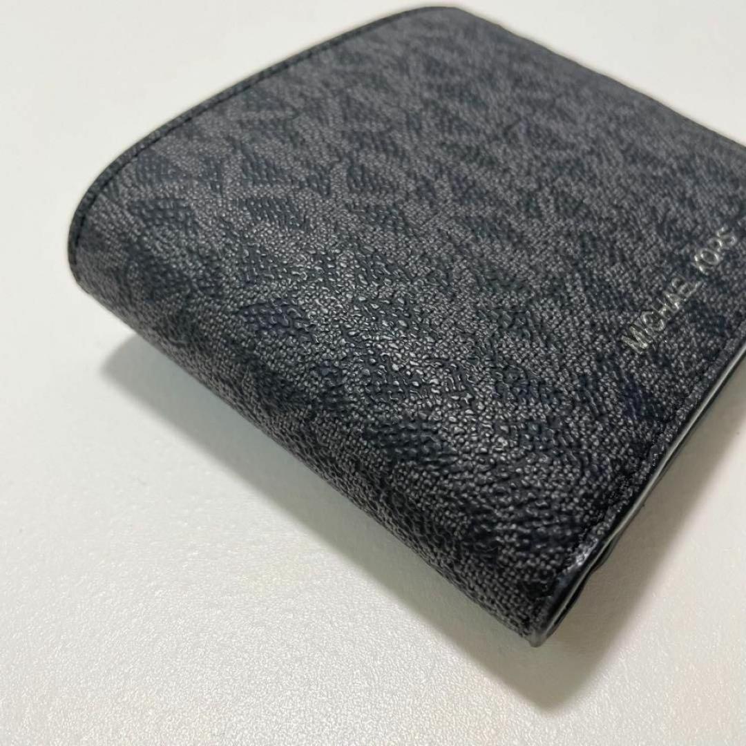 マイケルコース 折り財布 ウォレット 二つ折り ブラック レザー ラスト1個