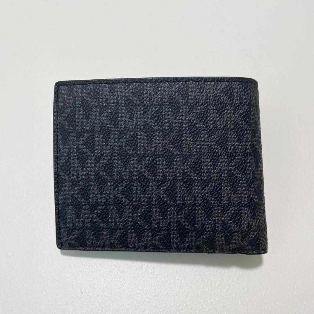 マイケルコース 折り財布 ウォレット 二つ折り ブラック レザー ラスト1個