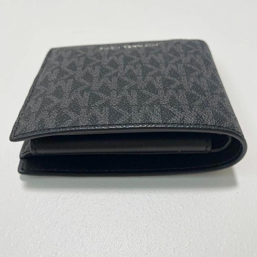 マイケルコース 折り財布 ウォレット 二つ折り ブラック レザー ラスト1個