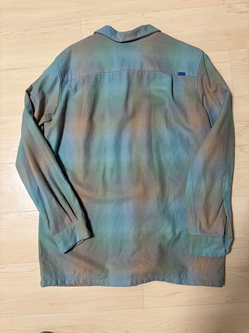 Pendleton ボードシャツ オンブレ 青 緑 シャツ
