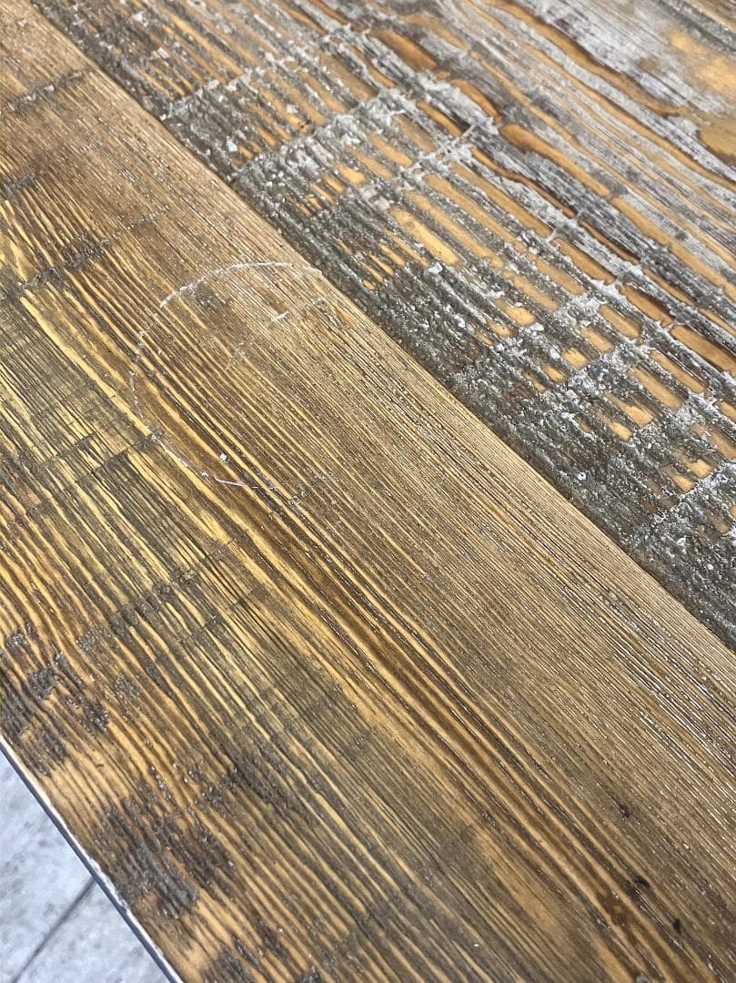 ジャーナルスタンダードファニチャー　シノン ダイニングテーブル　古材　アイアン