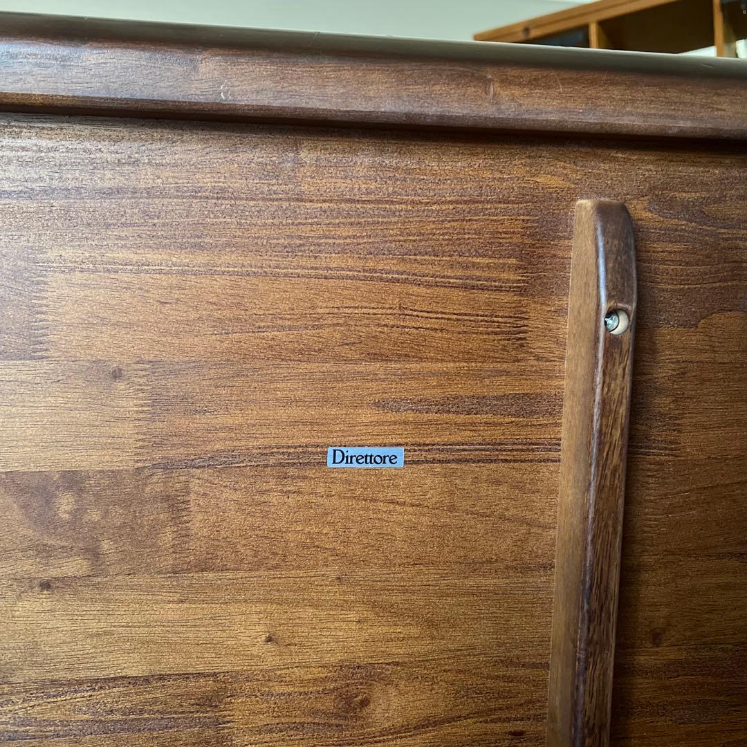 k074 カリモク家具 Direttore ダイニングテーブル 180㎝ ダーク