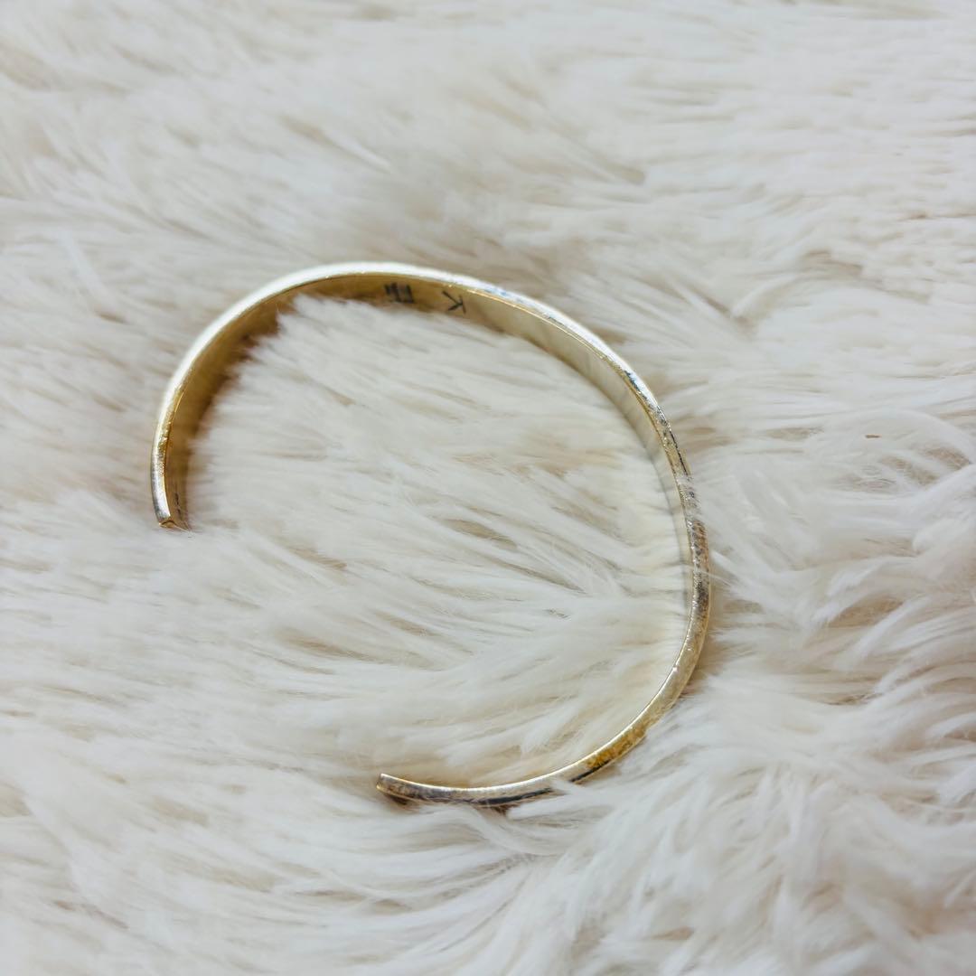 足銀 999 シルバー ブレスレット バングル 99.9 イニシャル 銀