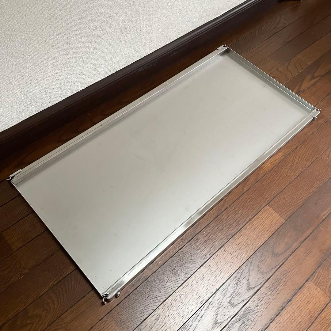 無印良品 ステンレスユニットシェルフ 追加棚 幅84cm 2枚