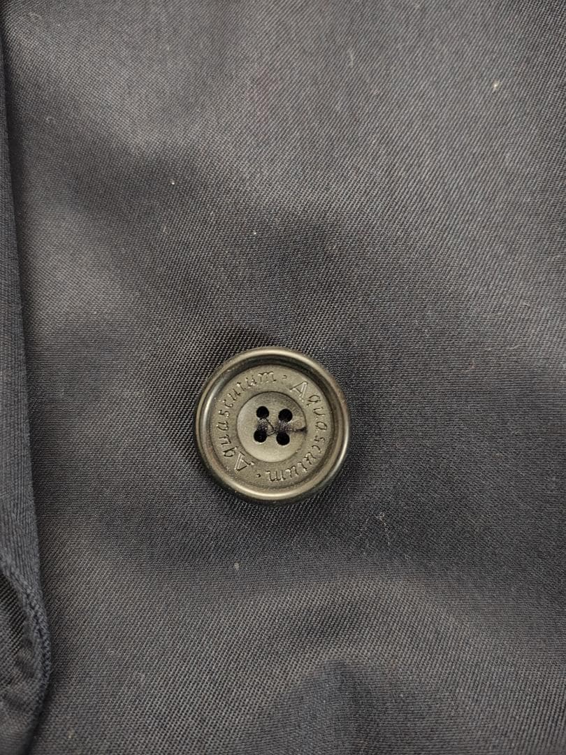 Aquascutum アクアスキュータム ネイビー トレンチコート 超美品