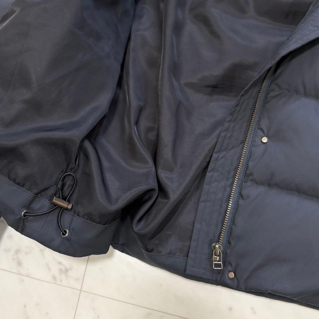 美品✨アーバンリサーチ　ラビットフードストレッチショートダウン　ブラック　人気