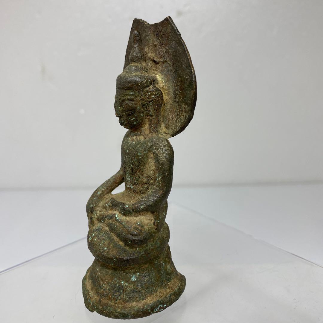 古代　朝鮮　古銅　仏像　170g タサオ　東さ7-0330☆2F