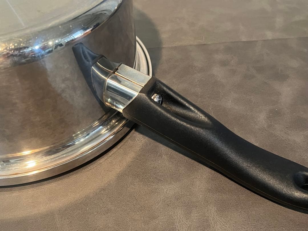 【動作良品】アムウェイ クィーン 豪華4点セット（ソースパン3点＋レンジ）旧型