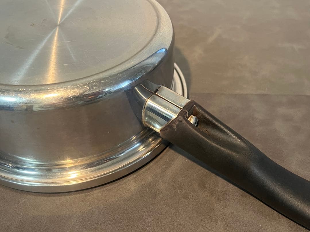 【動作良品】アムウェイ クィーン 豪華4点セット（ソースパン3点＋レンジ）旧型