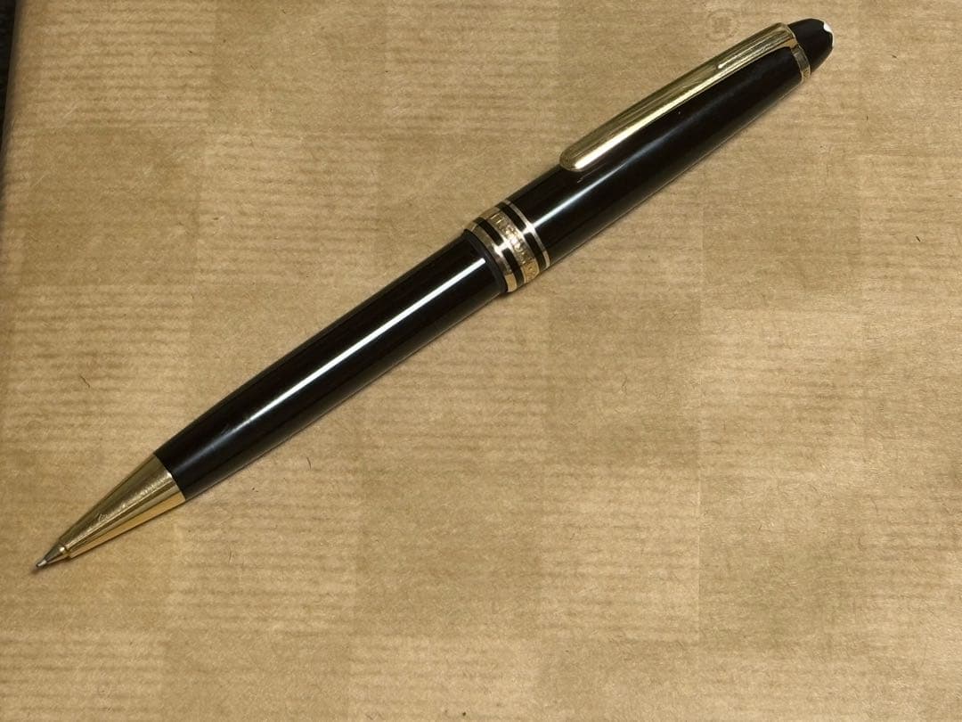 Montblanc シャーペン黒 ゴールド モンブランMONTBLANC
