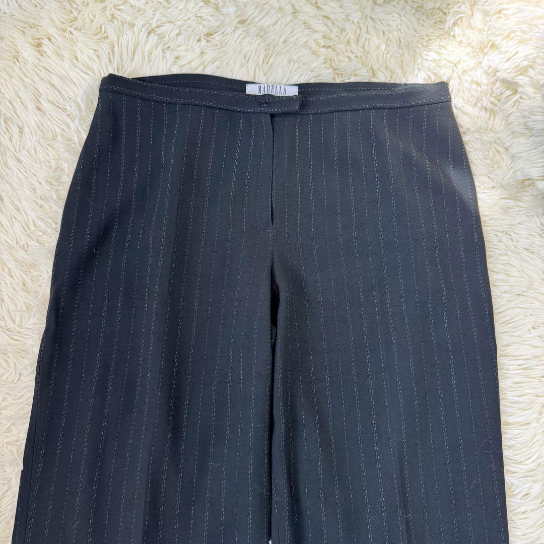 大きいサイズ✨マレーラ ストライプ セットアップスーツ 46 2XL ジャケット