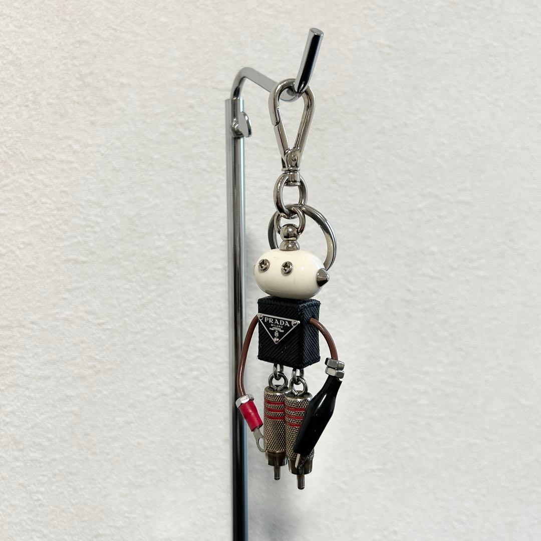 美品 PRADA プラダ ロボット キーホルダー エドワード バッグチャーム