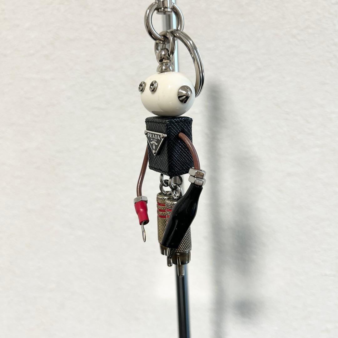 美品 PRADA プラダ ロボット キーホルダー エドワード バッグチャーム